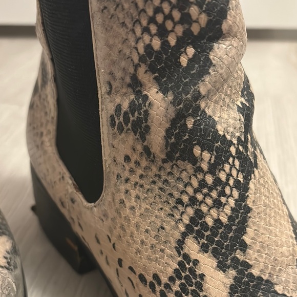 Snakeskin Ankle Boots - Picture 6 of 6